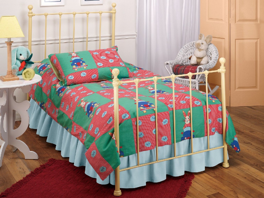 Molly Yellow Full Metal Headboard
