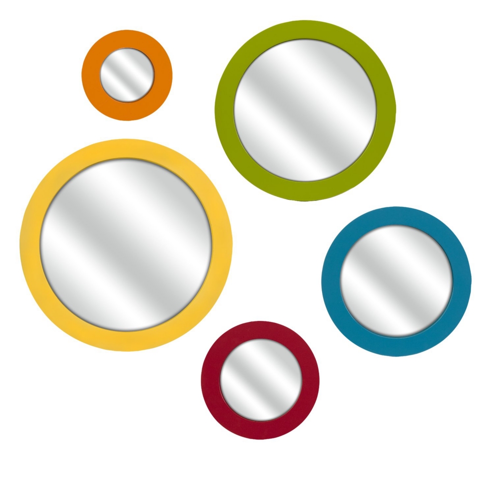 S/5 Round Mirrors