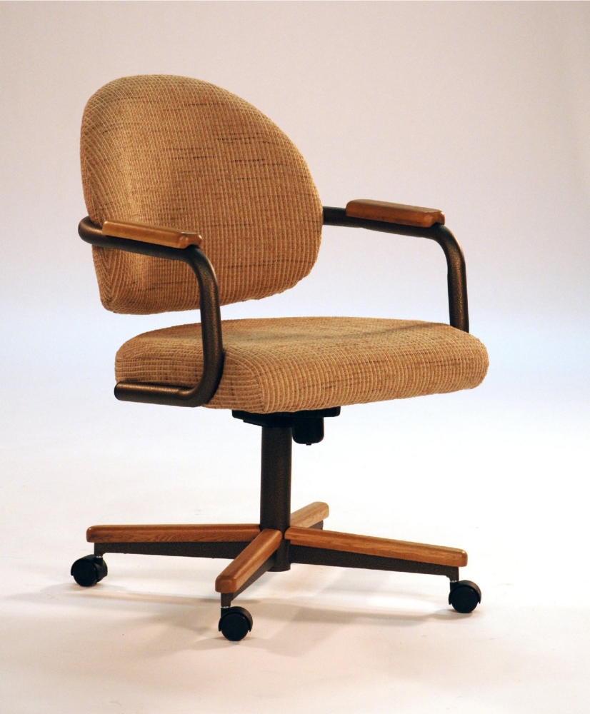 Thresher Oak Duluth Caster Chair