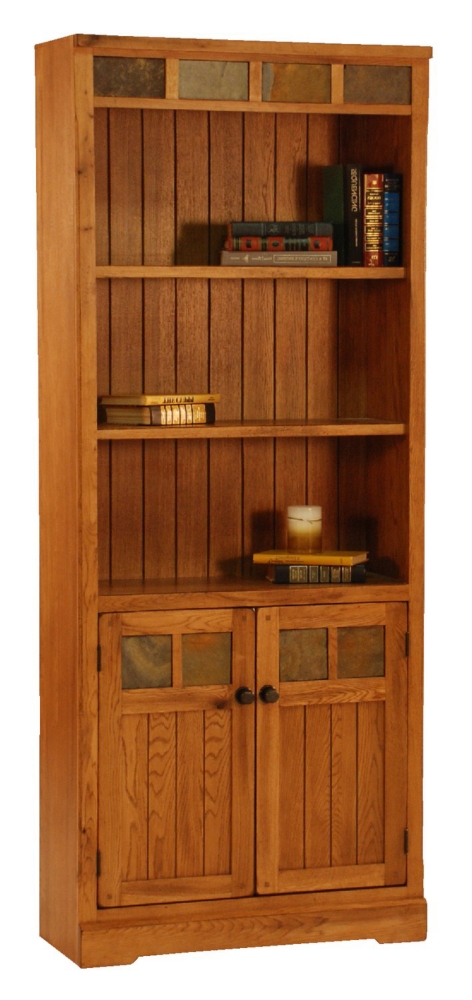 Sedona Rustic W30.5" x  H72" Door Bookcase