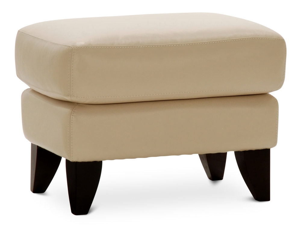 Greenwich Leather Ottoman