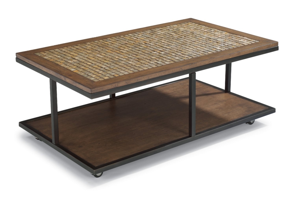 Rock and Roll Rectangle Cocktail Table