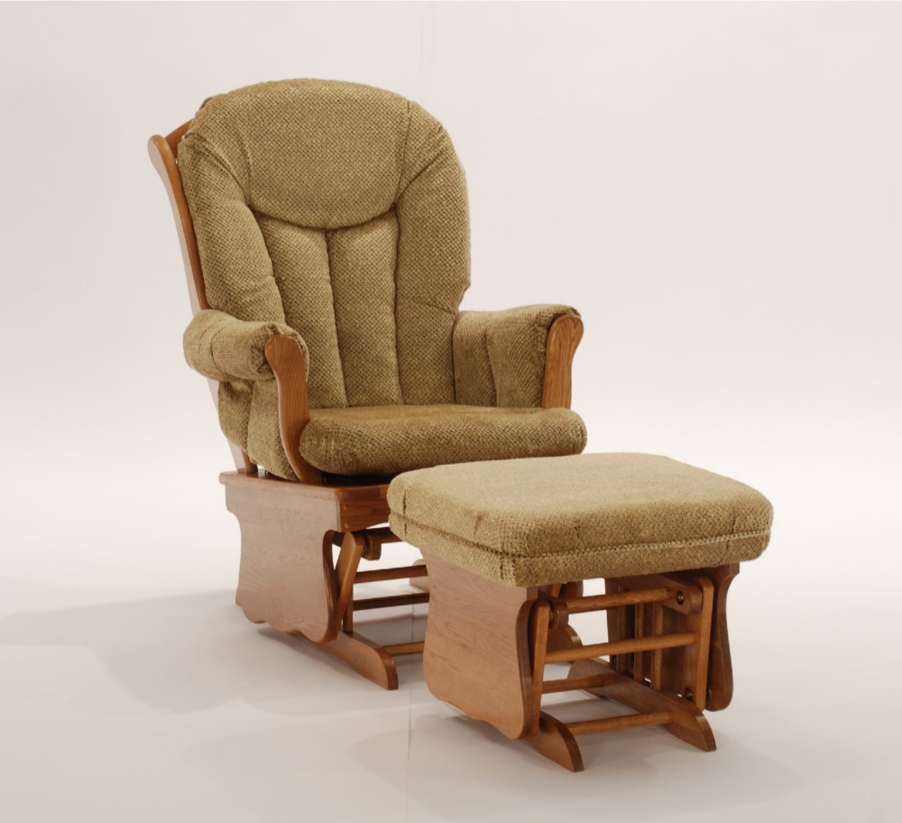 Paris II Glider Rocker - Gold Nugget