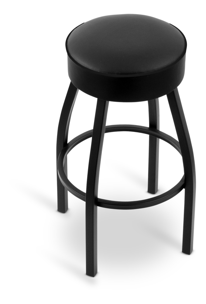 Classic Black 25" swivel stool