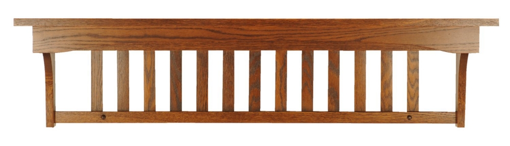Mission 48" captain shelf by Amish Craftsmen