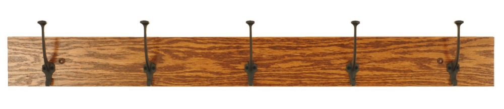 Mission 5 Hook coat hanger by Amish Craftsmen