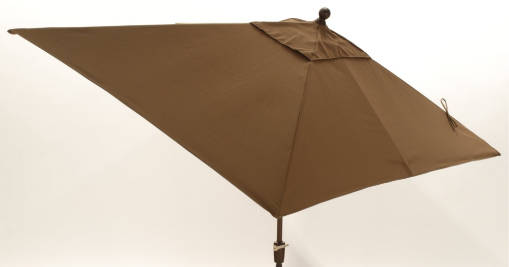 6'5" X 10' Auto Tilt Umbrella by Treasure Garden