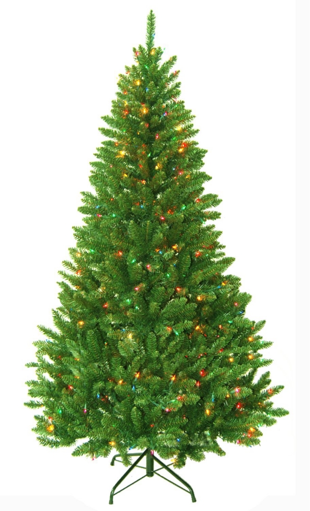 Arrow Pine 7 Foot Pre-lit Artificial Christmas Tree Multi Color Lights