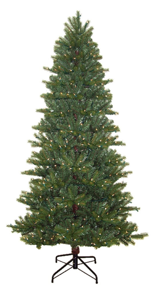 Monterey Pine 7 Foot Pre-lit Artificial Christmas Tree Clear Lights