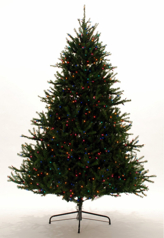 Fraser Fir 9 Foot Pre-lit Artificial Christmas Tree Multi Color Lights