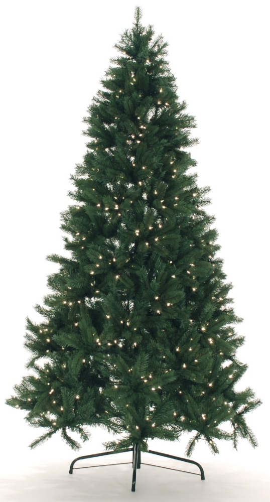 Washburn Blue Pine 7.5 Foot Pre-lit Christmas Tree Clear Lights