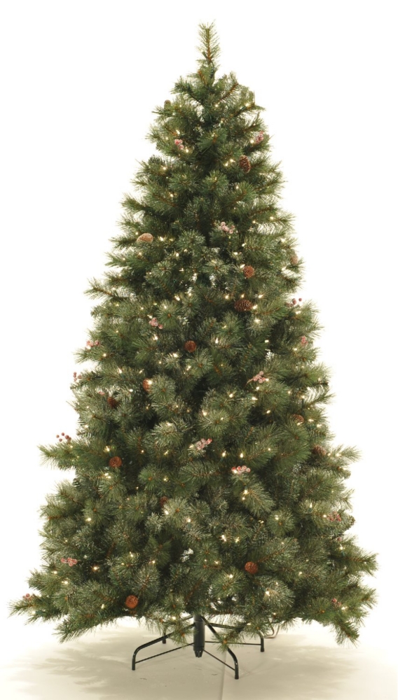 Arctic Frost 7.5 Foot Pre-lit Artificial Christmas Tree Clear Lights