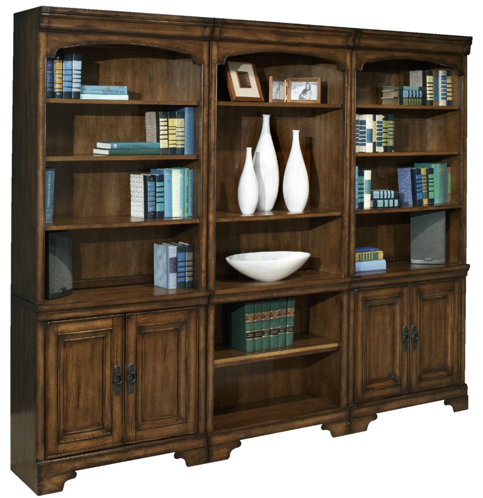 Northern Oak W35" x H32 1/2" Door Bookcase by Aspenhome
