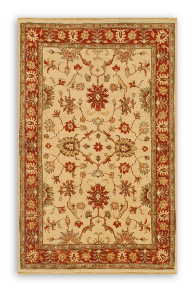 Hand Knotted Rug 3'11" X 6'2"