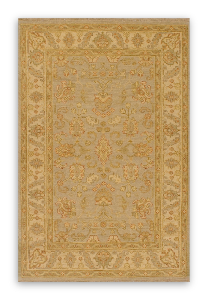 Hand Knotted Rug 4'1" X 6'1"