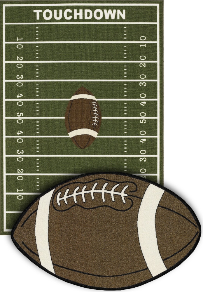 4'5" X 6'9" All Star Football Rug
