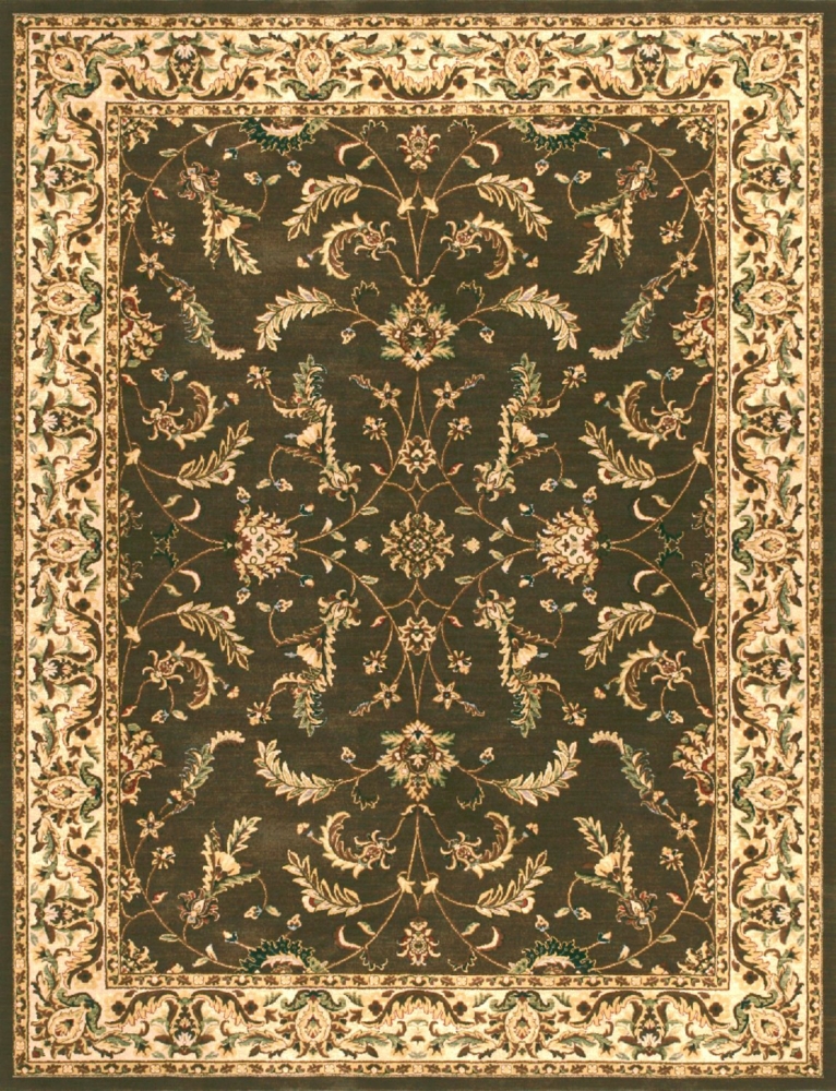 5'2" X 7'7" Stanley Chocolate/Beige Rug by Loloi