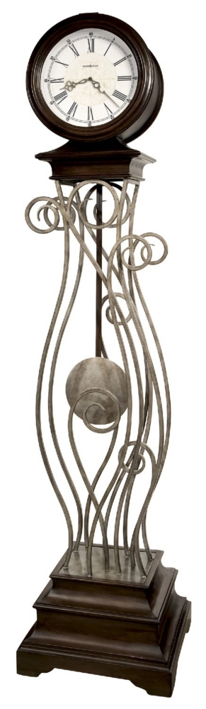 Tenille Wrought Metal floor clock by Howard Miller