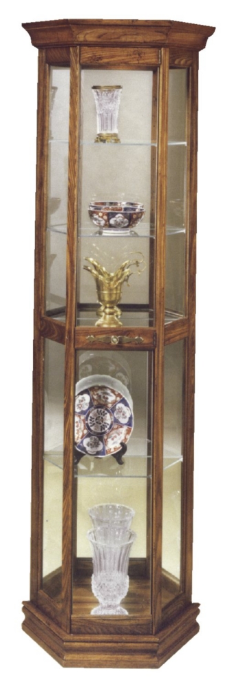 Solid Oak Classic Curio