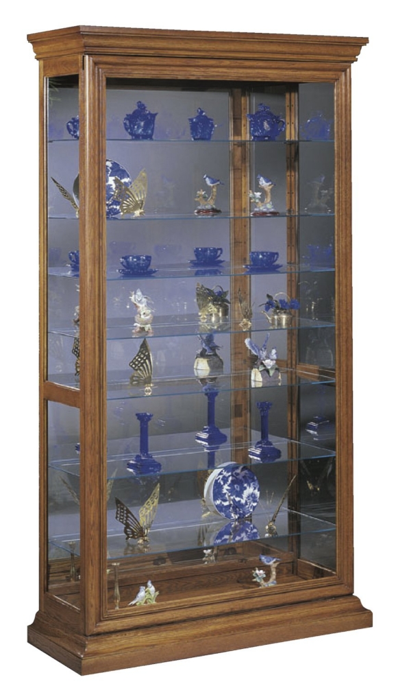Lighthouse 8 shelf sliding door curio
