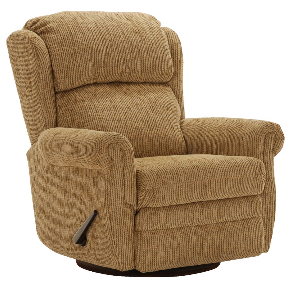 Belmont Swivel Glider Recliner - Fabric, Pecan