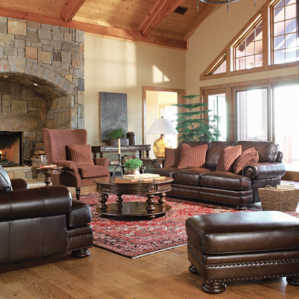 Foster I I Leather Sofa by Bernhardt