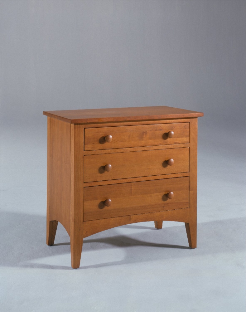 Cherry Expressions 3 Drawer Nightstand