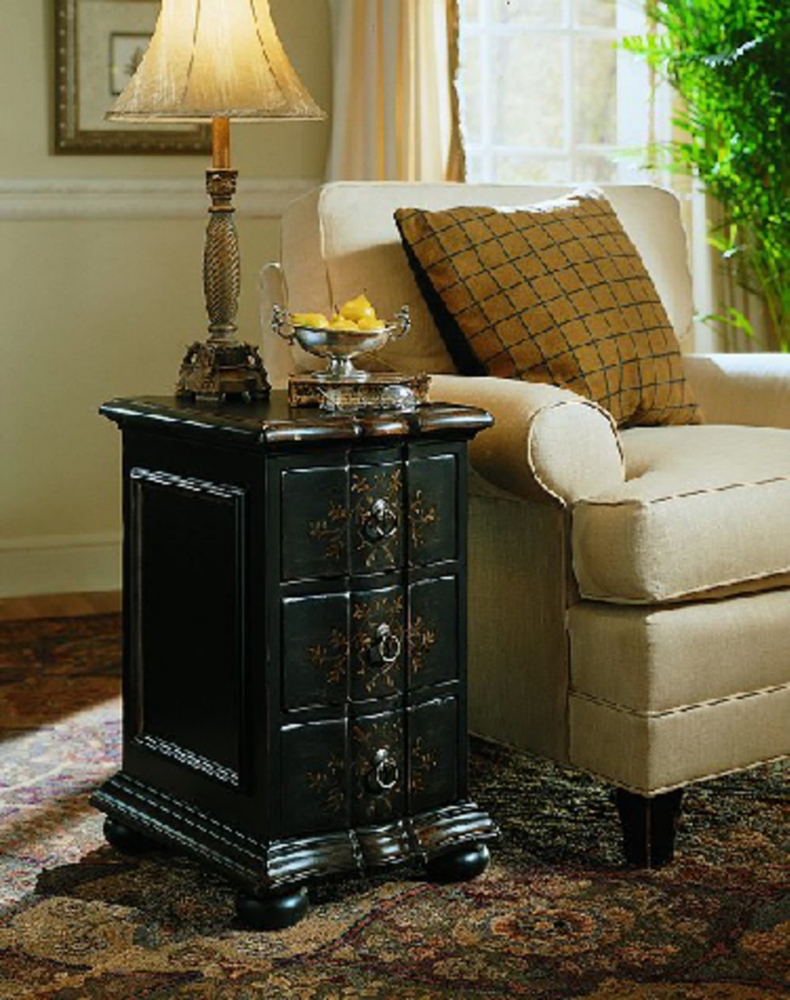 Black Painted Accent Chest