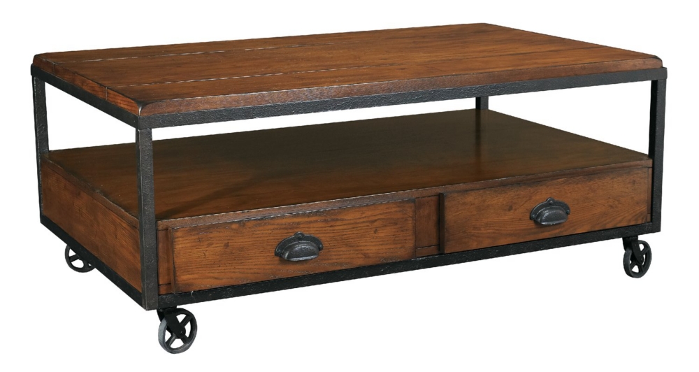 Baja Rectangular Storage Cocktail Table