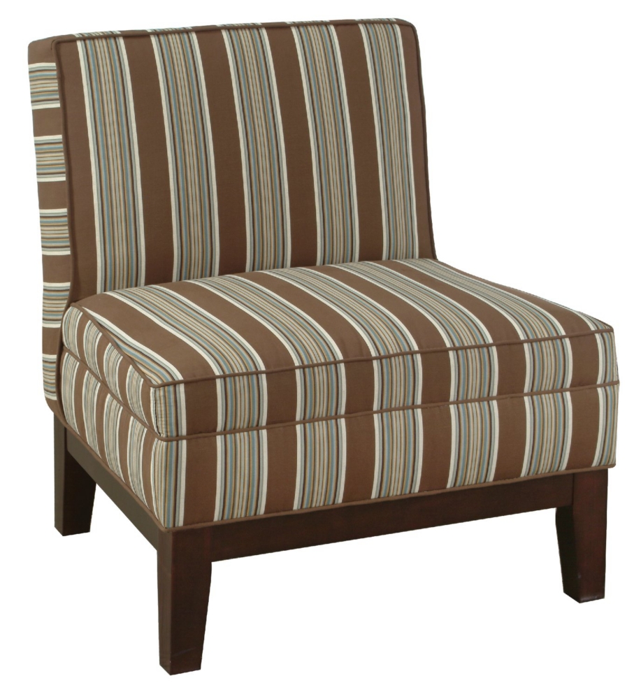 Abigail Villa Striped accent chair