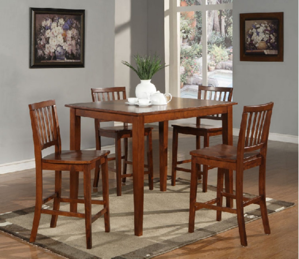Bedford Counter Hi Table With 4 Counterstools