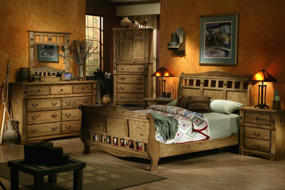 Grejor Santa Fe Queen Sleigh Bed