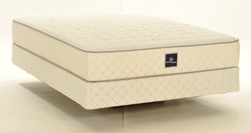 Perfect Sleeper® by Serta® Dunning Plush King Set with Regular Height Foundation