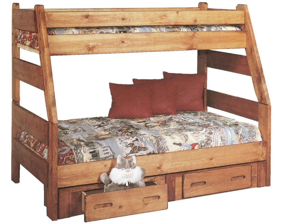 High Sierra Twin over Full Bunk Bed