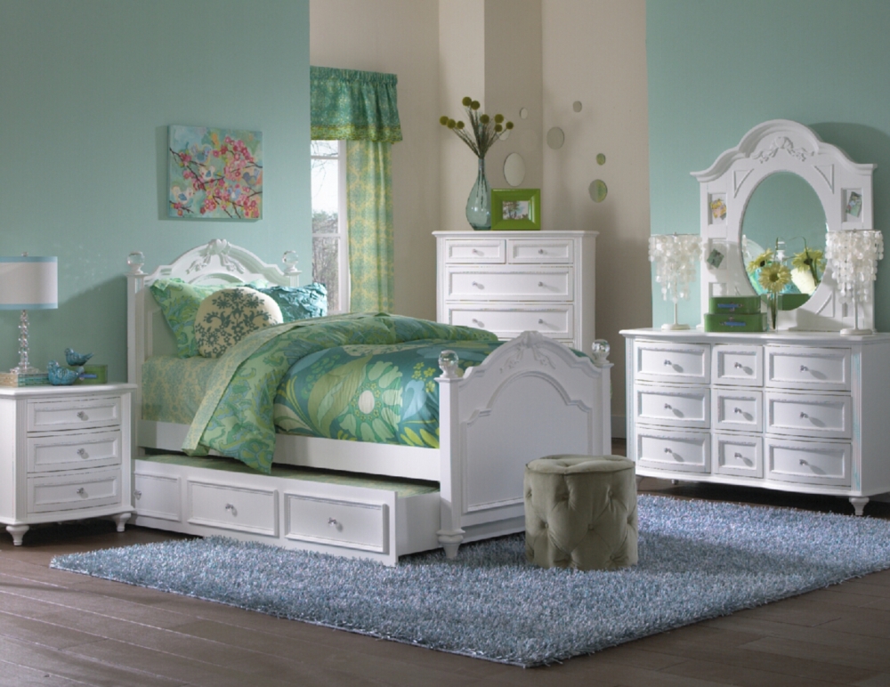 Birch Youth Twin Arch Bed Natural Finish