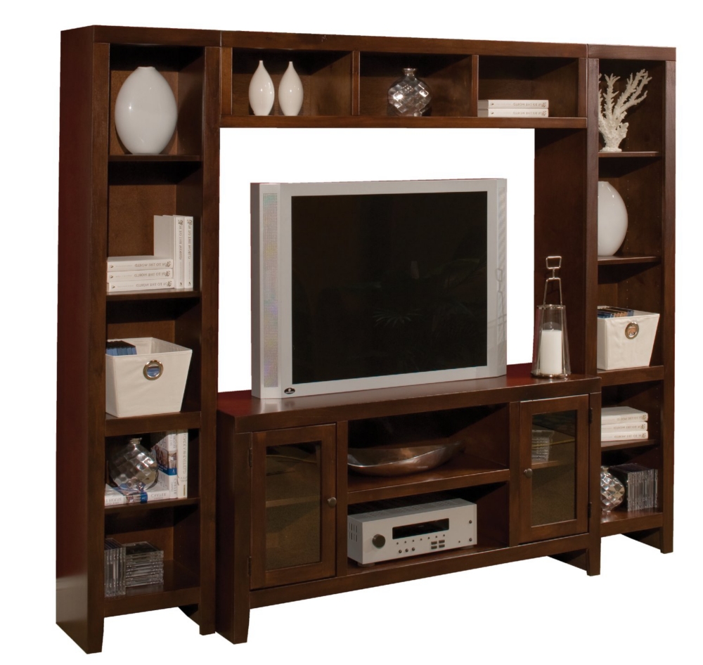 Essentials Brown Cherry Media Wall