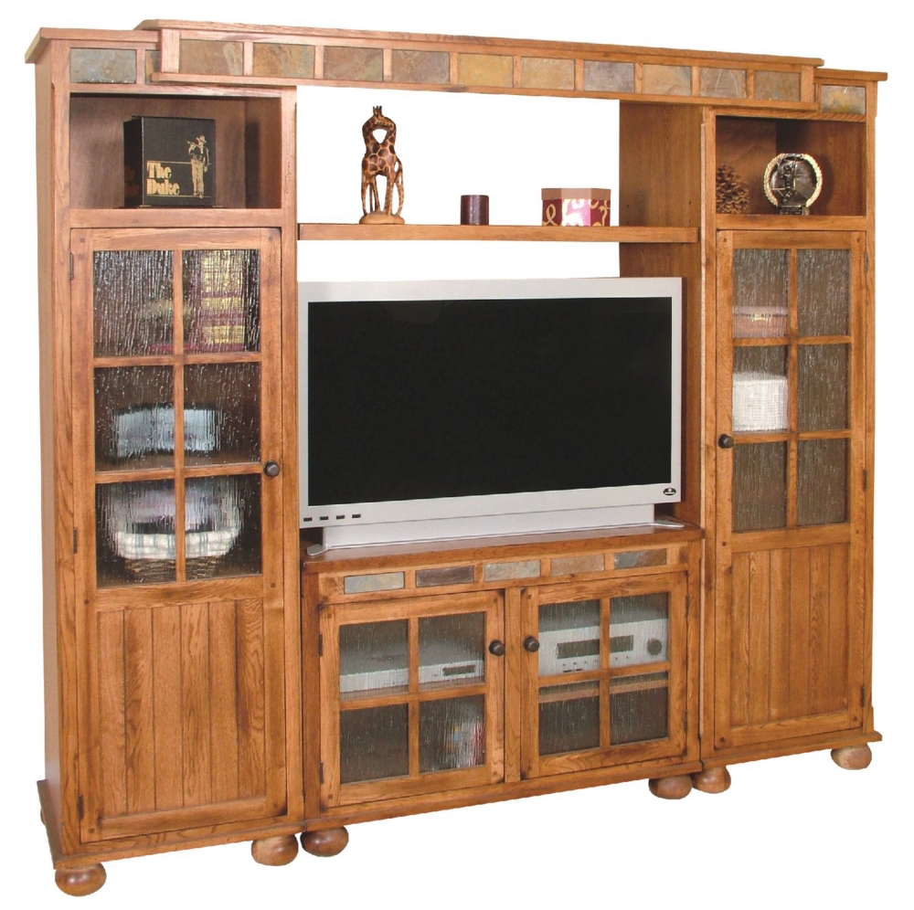 Sedona Entertainment wall with 42" console
