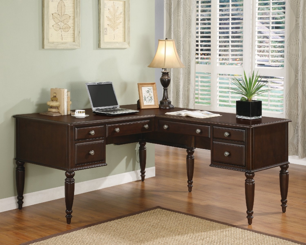 Lancaster Desk with return