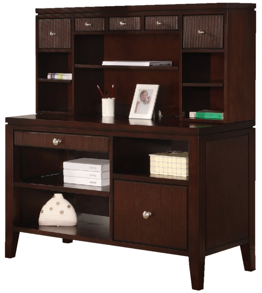 Grove internet credenza with hutch