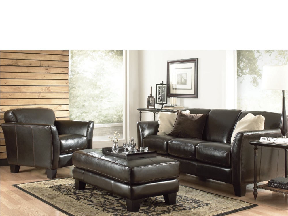 Franklin 3 Piece Leather Room Package