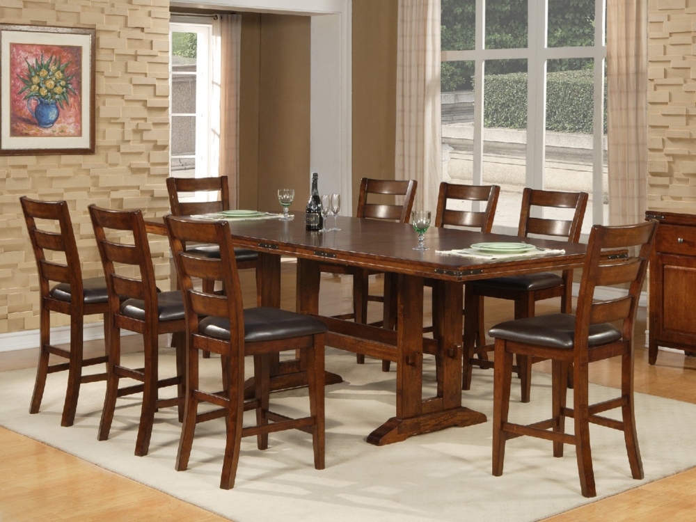 Deluca Gathering table and 4 counterstools