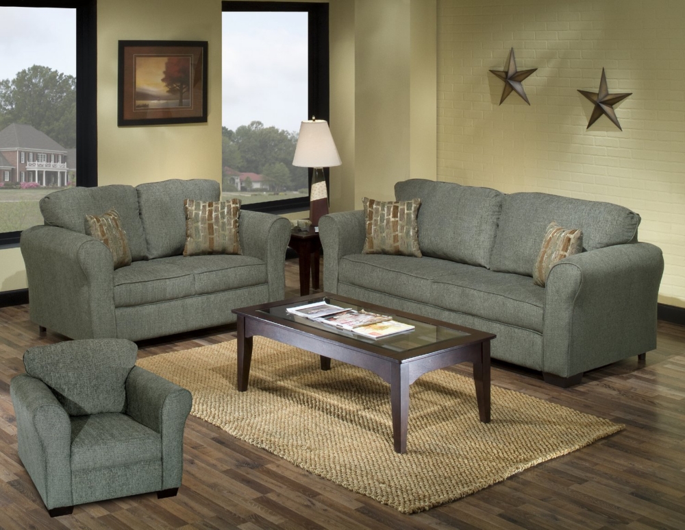 Cactus Sofa, Loveseat and Chair Set