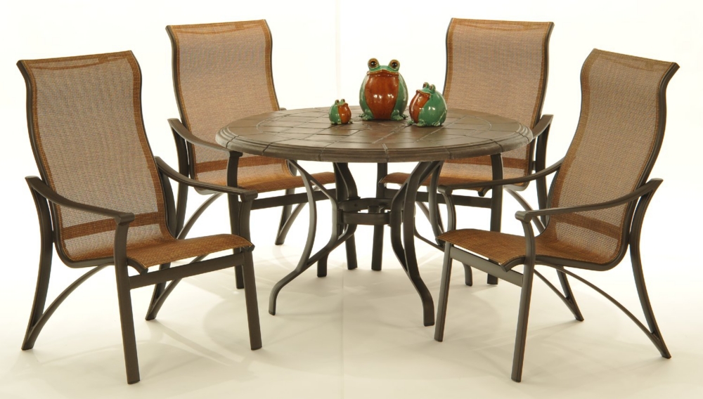 Corsica 5-PC Sling Dining Set by Tropitone