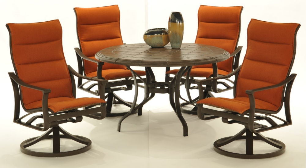 Corsica 5-PC Padded Dining Set by Tropitone