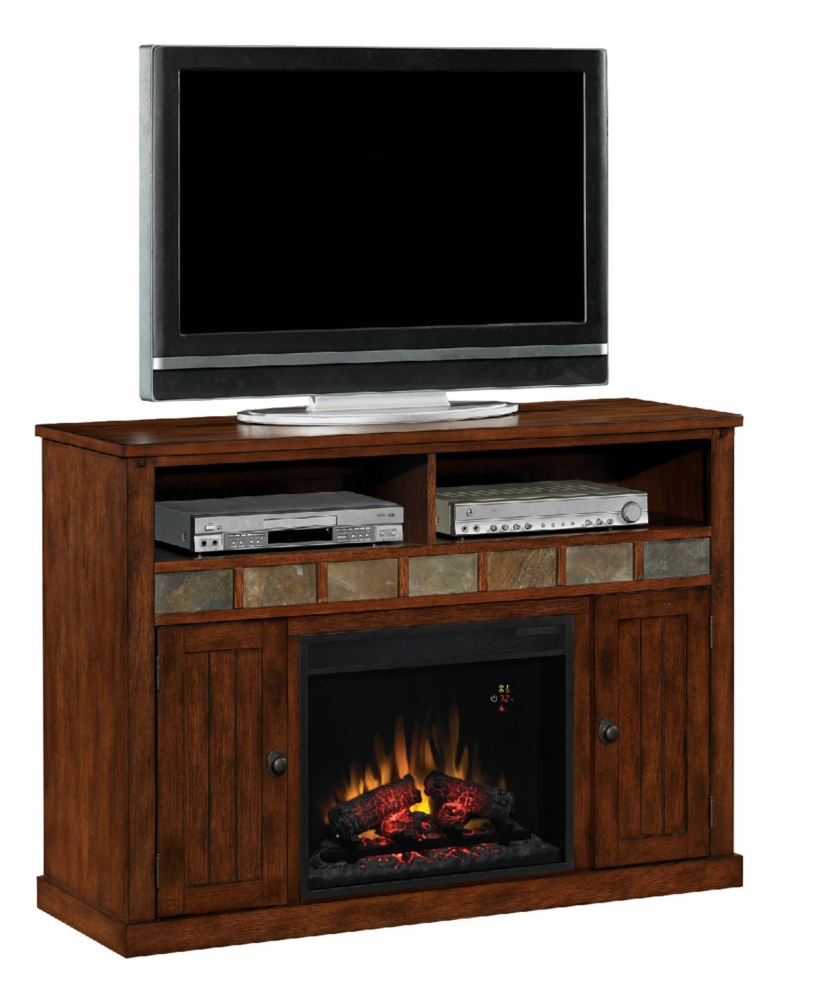 Sedona Dark oak electric fireplace