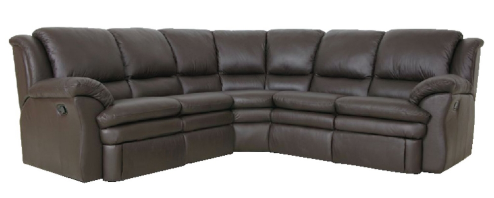 Cameron 3-Piece Leather Reclining Sectional