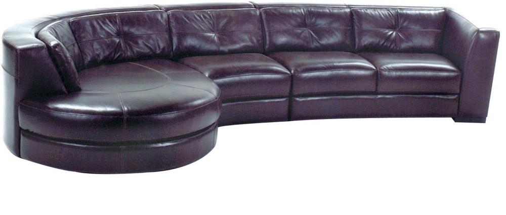 Studio 3 Piece Leather Sectional by Chateau D'ax