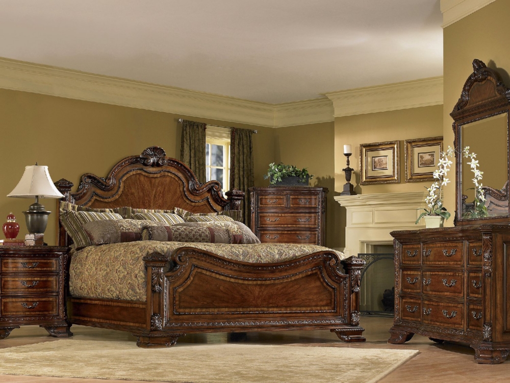 Old World Estate Queen Bedroom Suite