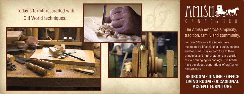 Amish Crafted Furniture now available at HOM Furniture