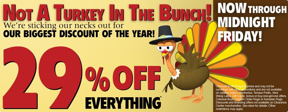 29% Off Everything Now Through Friday at Midnight
